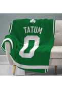 Boston Celtics Jayson Tatum Jersey Raschel Blanket