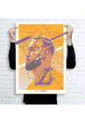 Los Angeles Lakers LeBron Unframed Poster