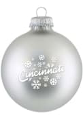 Cincinnati Snowflakes Glass Ball Ornament
