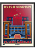 St Louis Cardinals Busch Stadium Deluxe Framed Posters