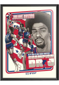 Brooklyn Nets Julius Dr. J. Erving 1976 ABA Slam Dunk Deluxe Framed Posters