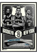 Brooklyn Nets Big 3 Framed Posters