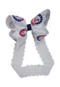 Texas Rangers Toddler Elastic Headband - White