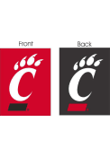 Red Cincinnati Bearcats 30x40 2-Sided Silk Screen Banner