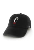 47 Black Cincinnati Bearcats Clean Up Adjustable Hat