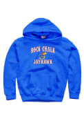 Kansas Jayhawks Kids Blue Circus Hooded Sweatshirt
