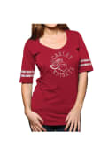 Original Retro Brand Rutgers Scarlet Knights Juniors Scoop Red Scoop T-Shirt