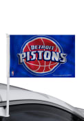 Detroit Pistons 11x14 Blue Car Flag - Blue