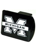 Michigan Wolverines Black Car Accessory Hitch Cover