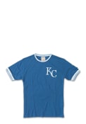Kansas City Royals Blue screen print and applique Fashion Tee