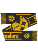 Pittsburgh Steelers Charcoal Gray Scarf - Grey