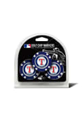 Texas Rangers 3pk Poker Chip Golf Ball Marker