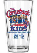 Kansas Jayhawks 16oz Comeback Kids Pint Glass