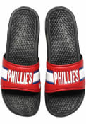Philadelphia Phillies Raised Logo Flip Flops - Red