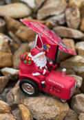 Kansas Jayhawks Tractor Santa Ornament