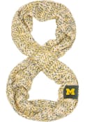 Michigan Wolverines Womens Chunky Infinity Scarf - Blue