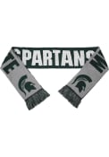 Michigan State Spartans Reversible Split Logo Scarf - Green