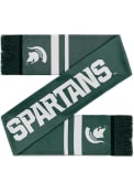 Michigan State Spartans Two Color Scarf - Green