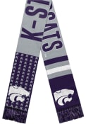 Forever Collectibles Reversible Thematic K-State Wildcats Mens Scarf - Purple