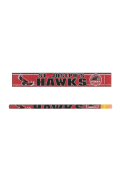 Saint Josephs Hawks 6 Pack Pencil