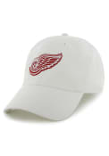 Detroit Red Wings 47 Clean Up Adjustable Hat - White
