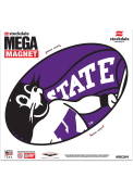 Purple K-State Wildcats 6 Inch Magnet