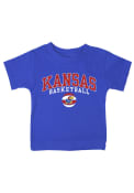 Kansas Jayhawks Infant Basketball T-Shirt - Blue