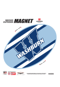 Washburn Ichabods Team Color Magnet