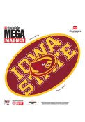 Iowa State Cyclones Team Color Magnet