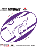 Purple K-State Wildcats Team Color Magnet