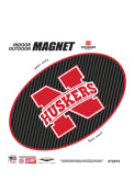 Nebraska Cornhuskers 6 Inch Carbon Magnet