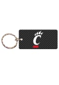Black Cincinnati Bearcats Carbon Keychain