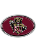 Kutztown University Domed Oval Car Emblem - Maroon