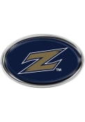 Akron Zips Domed Car Emblem - Blue