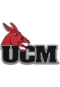 Central Missouri Mules Acrylic Car Emblem - Red