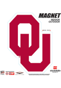 Oklahoma Sooners 6x6 Car Magnet - Crimson