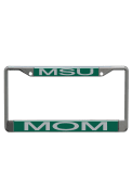 Michigan State Spartans Mom Chrome License Frame