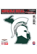 Michigan State Spartans State Shape Team Color Auto Decal - Green
