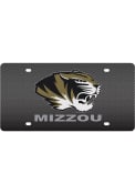 Missouri Tigers Carbon Car Accessory License Plate