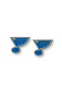 St Louis Blues Womens Post Earrings - Blue