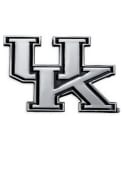Kentucky Wildcats Chrome Car Emblem - Silver