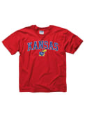 Kansas Jayhawks Youth Red Midsize T-Shirt