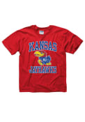 Kansas Jayhawks Youth Red #1 T-Shirt
