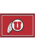 Utah Utes 5x8 Plush Interior Rug