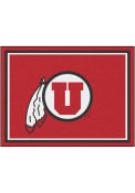 Utah Utes 8x10 Plush Interior Rug