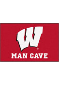 Wisconsin Badgers 19x30 Man Cave Starter Interior Rug