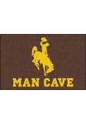 Wyoming Cowboys 19x30 Man Cave Starter Interior Rug