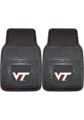 Sports Licensing Solutions Virginia Tech Hokies 18x27 Vinyl Car Mat - Black
