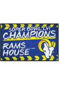 Los Angeles Rams Super Bowl LVI Champions Starter Interior Rug