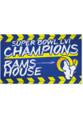 Los Angeles Rams Super Bowl LVI Champions 3x5 Interior Rug